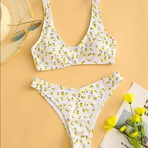 Floral Print Bathing Suit